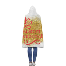 Load image into Gallery viewer, Kk&#39;s Logo Flannel Hooded Blanket 50&#39;&#39;x60&#39;&#39;

