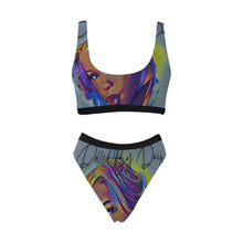 Load image into Gallery viewer, &quot;Dolled by Daij&quot; Sport Top &amp; High-Waisted Bikini Swimsuit
