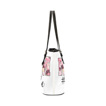 Load image into Gallery viewer, #MomLife Leather Tote Bag/Large
