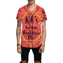 Load image into Gallery viewer, Kk&#39;s All Over Print Baseball Jersey for Men
