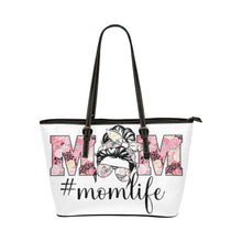 Load image into Gallery viewer, #MomLife Leather Tote Bag/Large
