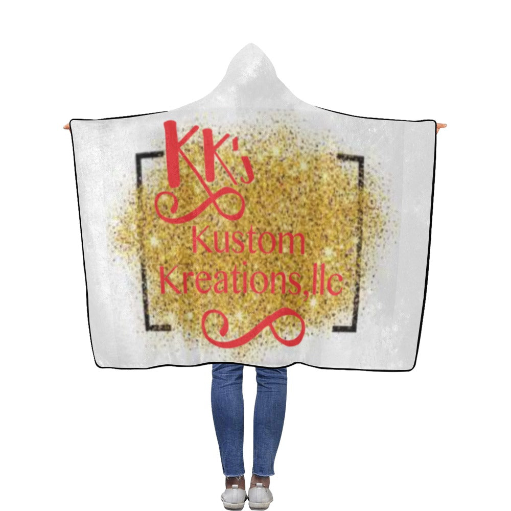 Kk's Logo Flannel Hooded Blanket 50''x60''
